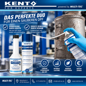 Preview: KENT DPF Cleaner Foam Dieselpartikelfilter Reiniger